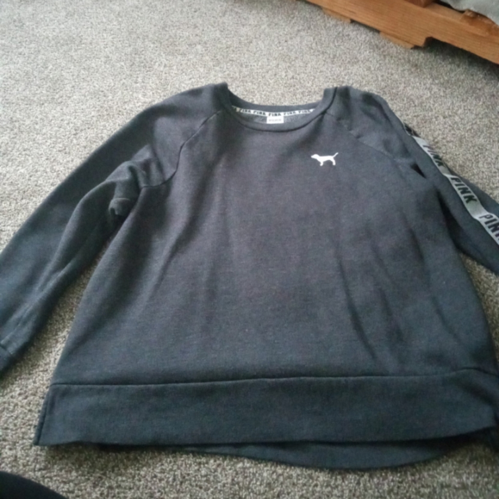 2 PINK crew neck